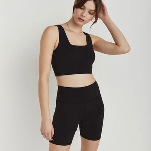 Varley S Dina 7” Biker Shorts Black